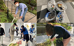 SMBC豊洲ビルオフィス周辺の清掃活動を実施