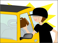 駐車場の車からの盗難