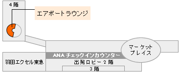 エアポートラウンジ地図