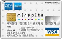 minapitaVISAカード：カード表面