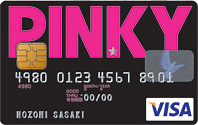 PINKYカード:カード表面