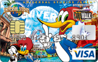 ユニバーサル・スタジオ・ジャパンVISAカード:カード表面