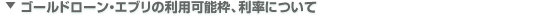 利用可能枠、利率について