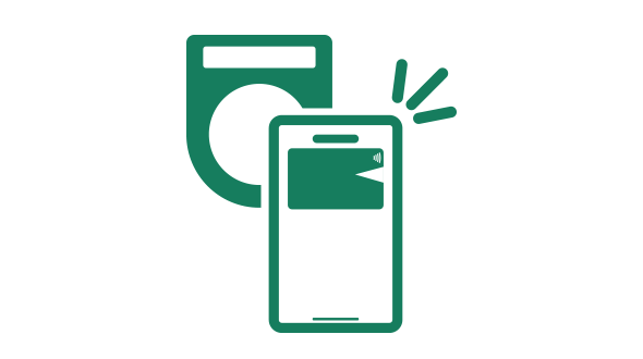 Step03｜決済端末にスマホをタッチ