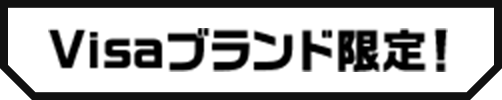 Visaブランド限定！