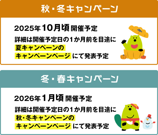 2025年度「青と黄色のVポイント祭」実施予定