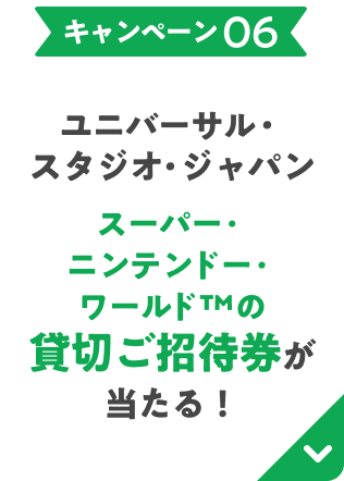 ユニバーサル・スタジオ・ジャパン スーパー・ニンテンドー・ワールド™の貸切ご招待券が当たる