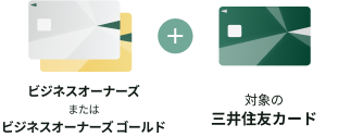 ビジネスオーナーズまたはビジネスオーナーズ ゴールド 対象の三井住友カード