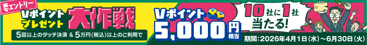 Vポイントプレゼントバナー
