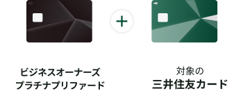 ビジネスオーナーズ プラチナプリファード＋対象の三井住友カード
