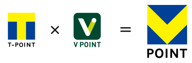 TポイントとVポイントの統合イメージ