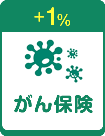+1% がん保険