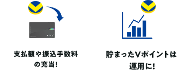 支払額や振込手数料の充当！貯まったVポイントは運用に！