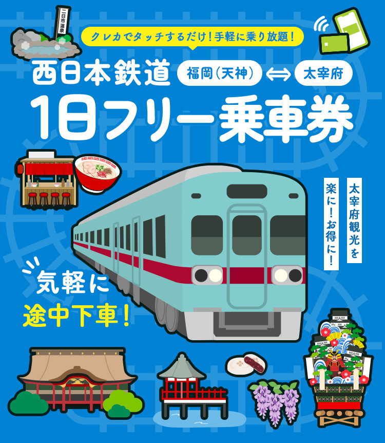 西日本鉄道1日フリー乗車券