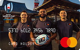 「Rugby World Cup 2019™ Mastercard Ambassadors」デザイン