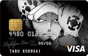 One Piece Visa Card に新デザイン 人気キャラクター トラファルガー ロー のカードが新登場 クレジットカードの三井住友 Visaカード