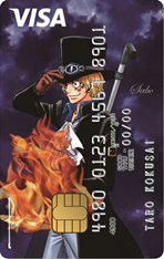 One Piece Visa Card に新デザイン サボ エース のカードが誕生 クレジットカードの三井住友visaカード