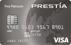 ＜PRESTIA Visa PLATINUM CARD＞