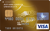 AOYAMA GAKUIN CARD ゴールドカード