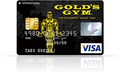 GOLD'S GYMVISAカード