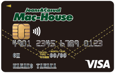 マックハウスカード（Visa）