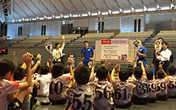 「日本フットサルリーグ（Ｆリーグ）」にオフィシャルパートナーとして協賛