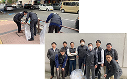 福岡オフィス周辺の清掃活動を実施