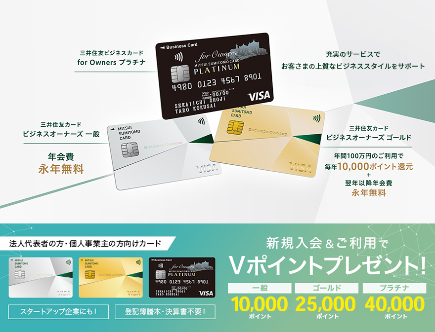 三井住友ビジネスカード for Owners 三井住友カード ビジネスオーナーズ