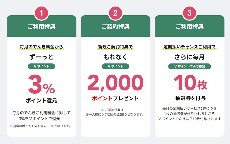 定期払いチャンス対象のおすすめサービス！　イメージ