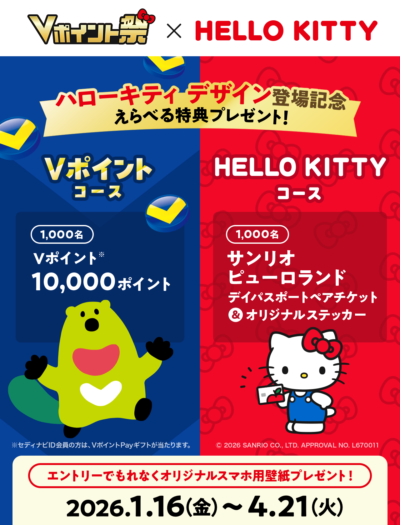 Vポイント祭 えらべる特典プレゼントキャンペーン