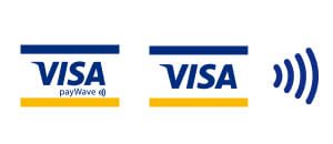 Visaのタッチ決済対応マーク イメージ