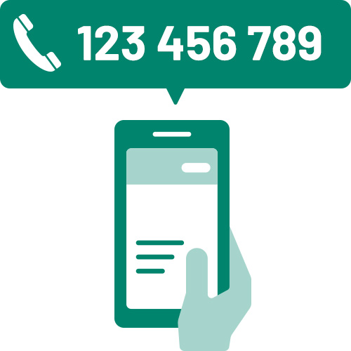 お電話前のご準備 イメージ