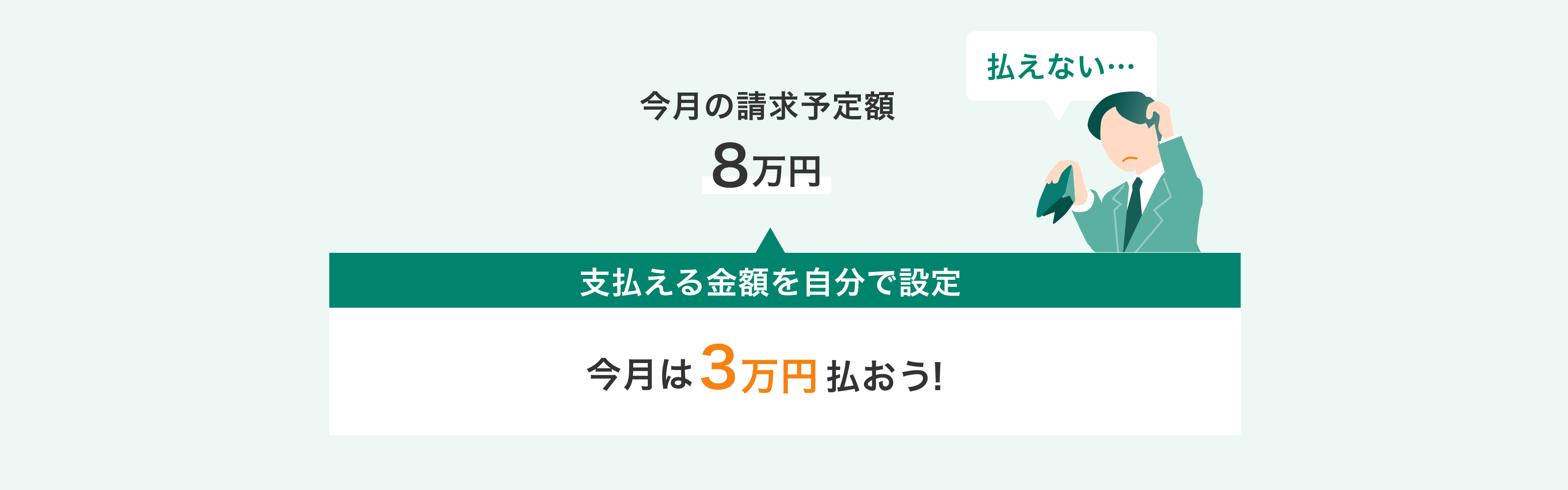 好きな金額に変更 イメージ