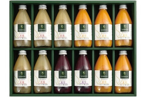日本橋 千疋屋総本店 ストレートジュース12本入 イメージ
