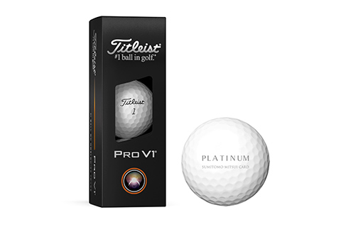 タイトリスト ゴルフボール PRO V1 25（PLATINUMロゴ入り） イメージ