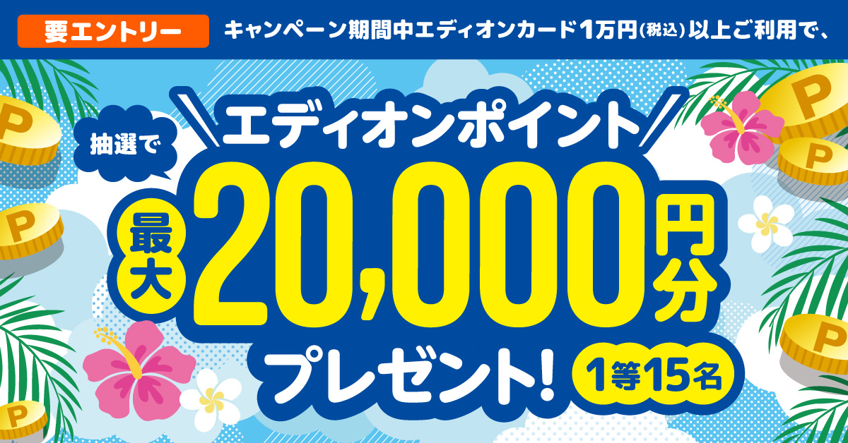 3社合同 エディオンカードご利用キャンペーン