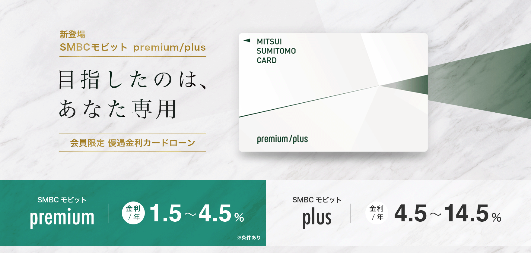SMBCモビット  premium／plus