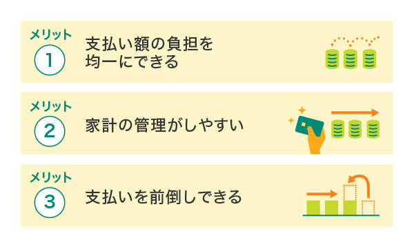 リボ払いを活用する3つのメリット