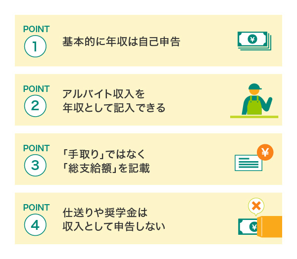 クレジットカードを申し込む際の年収の書き方のポイント