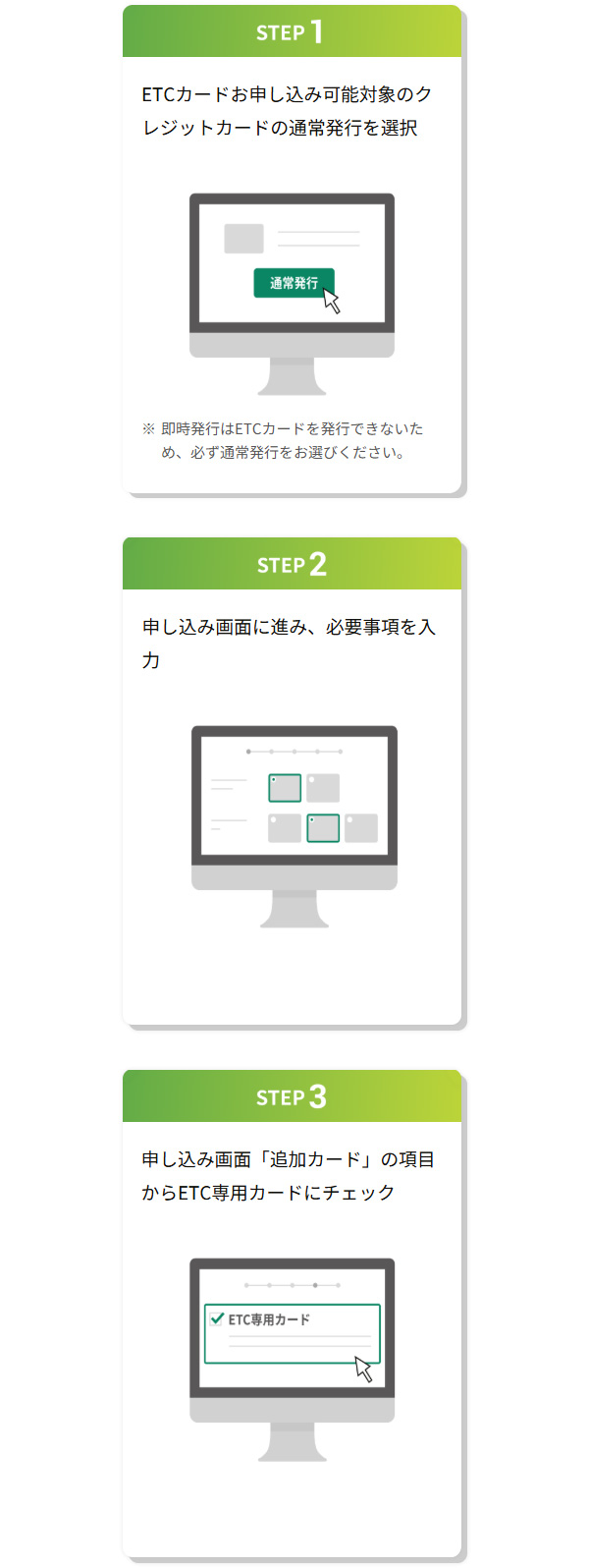 クレジットカードを新規申し込みする際一緒に発行する