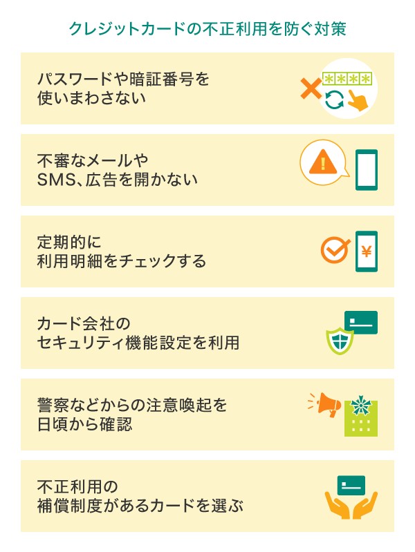 クレジットカードの不正利用を防ぐために今すぐやっておきたい対策