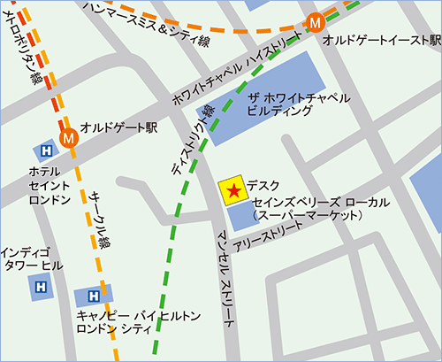 ロンドン（イギリス） 地図