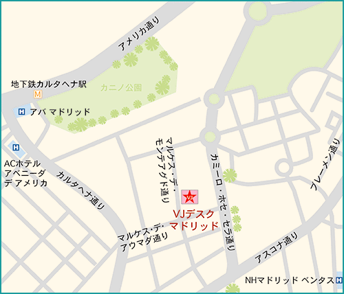 マドリッド（スペイン） 地図
