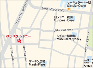 シドニー（オーストラリア）地図