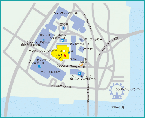 シンガポール（シンガポール） 地図
