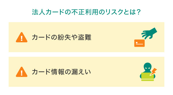 法人カードの不正利用のリスクとは？