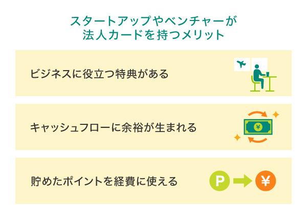 スタートアップやベンチャーが法人カードを持つメリット