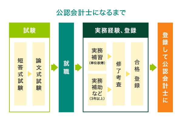 公認会計士になるまで