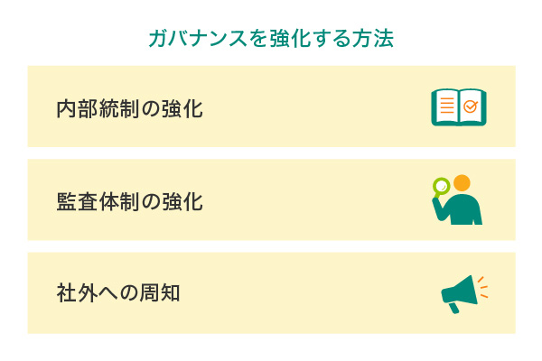 ガバナンスを強化する方法