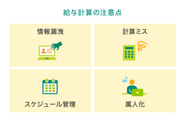 給与計算の注意点